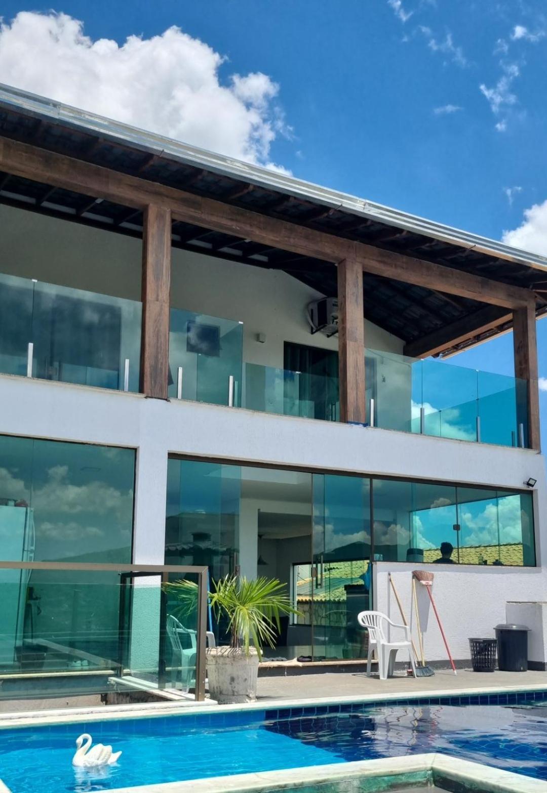 Recanto Brenda - Casa Luxo Capitolio Com Vista Pro Lago, Escarpas E Morrochapeu Exterior foto
